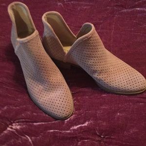 Suede Bootie Blush Lucky Brand